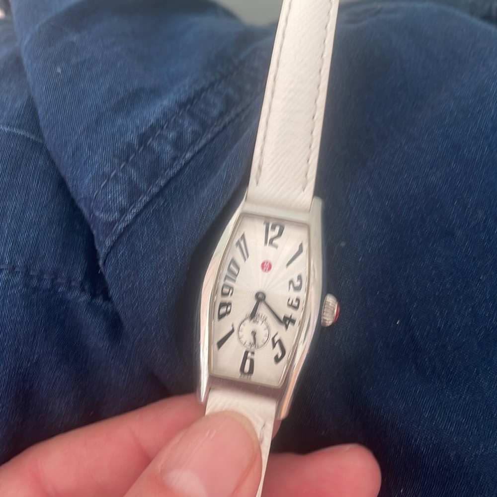 Michele Silver and White Women's Watch - Picture 9 of 9